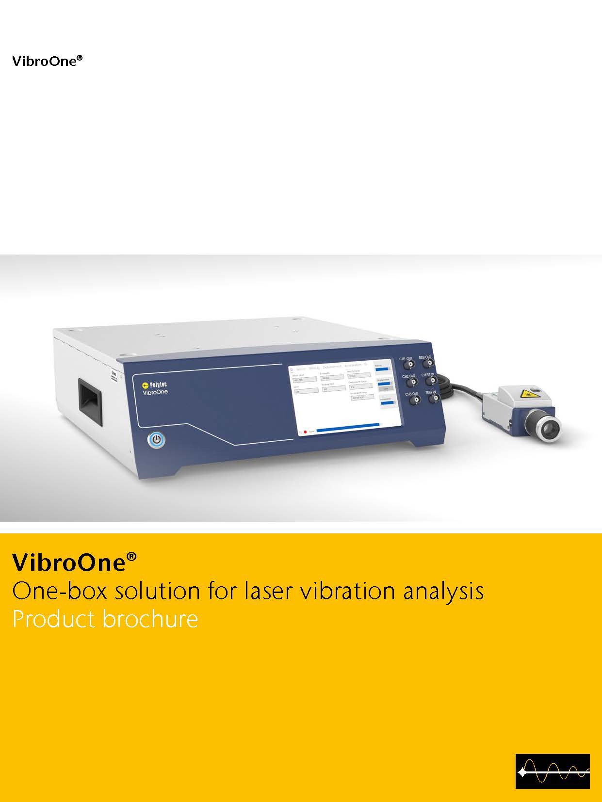 Single point laser vibrometer