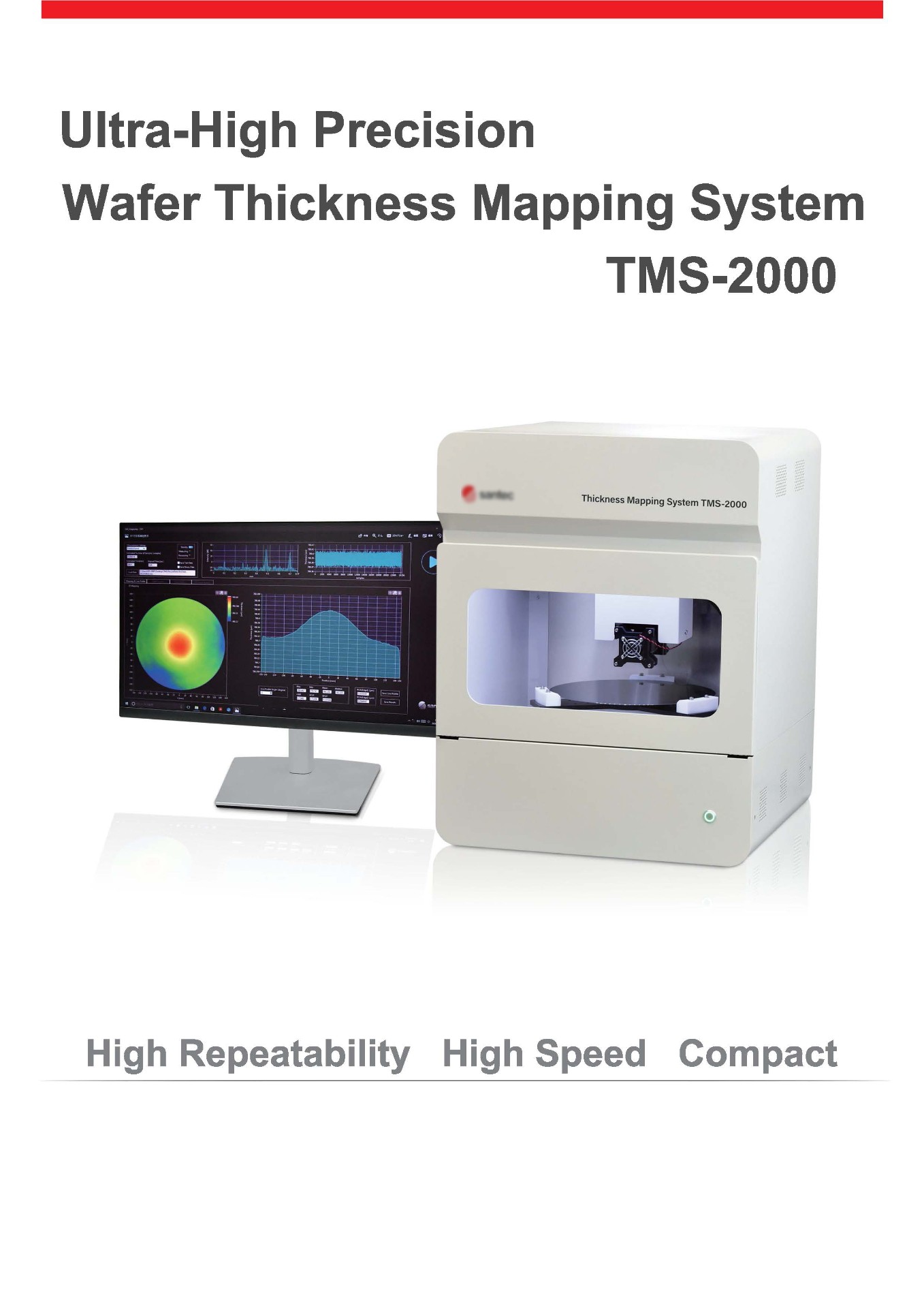 Long distance thinning thickness monitor